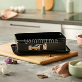 Moule Démontable Rectangulaire Base Extra Moka 28 x 18 cm - Ibili